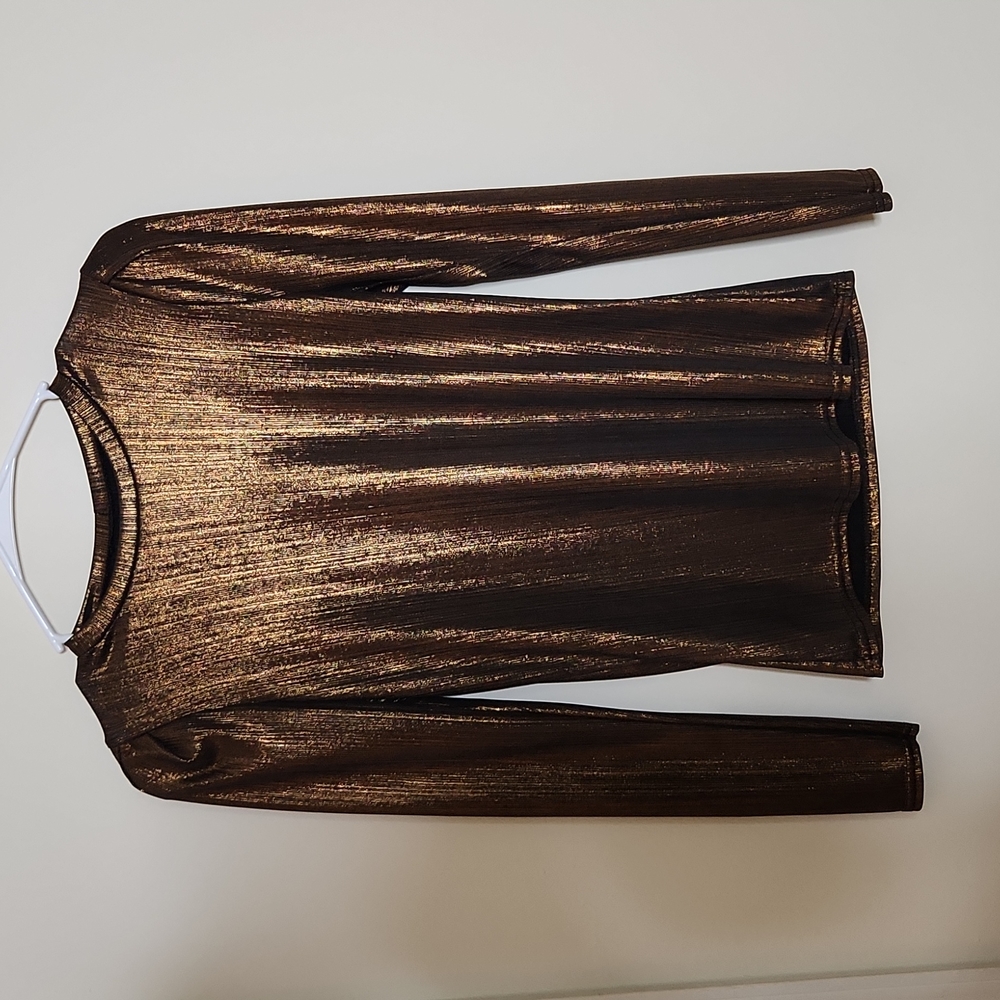 Holiday Bronce Shirt Blouse